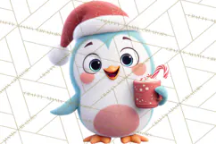 Wooden Hot Cocoa Clipart, Christmas Winter Clip Art PNG Product Image 2