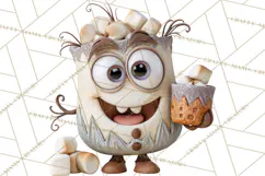 Wooden Hot Cocoa Clipart, Christmas Winter Clip Art PNG Product Image 2