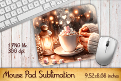 Cocoa with Marshmallow Mouse Pad Design Product Image 1