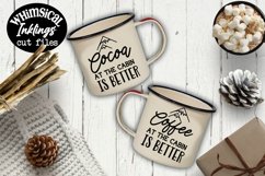 Cocoa/Coffee At The Cabin Mug SVG Set Product Image 1