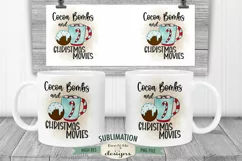 Cocoa Bombs and Christmas Movies Mug Sublimation 11 & 15 oz Product Image 1