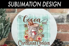 Cocoa Christmas Cookies PNG Sublimation | Cocoa Mug Cookies Product Image 3
