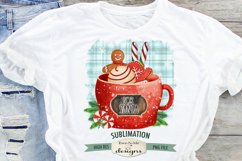 Cocoa For Santa Sublimation Design | Christmas Cocoa Bomb Product Image 1