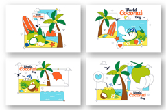 10 World Coconut Day Illustration Product Image 3