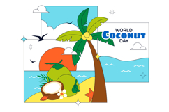 10 World Coconut Day Illustration Product Image 4