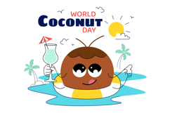10 World Coconut Day Illustration Product Image 4
