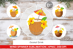 Wind Spinner Coconut Drink Product Image 1