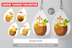 Earring Coconut Drink Product Image 1