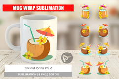 Mug Wrap Coconut Drink Product Image 1