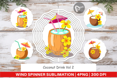 Wind Spinner Coconut Drink Product Image 1