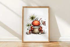 Coconut Paradise Crab Clipart Product Image 3