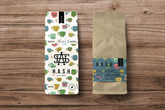 Scandi Coffee Cups in Hands Seamless Patterns Vector Product Image 3