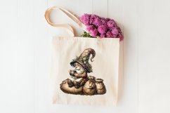 Coffee Gnome Clipart, PNG Sublimation Product Image 4