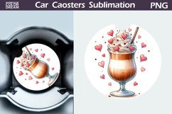 Coffee Car Coaster | Coffee Coaster | Car Coaster Product Image 1