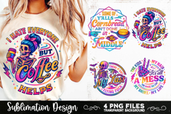 Funny Skeletons Sarcastic Retro PNG Sublimation Product Image 7