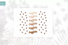 coffee 25 oz glass can tumbler sublimation design
