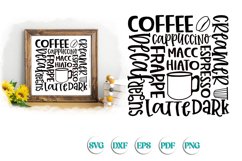 Coffee Subway Art SVG Cut file Product Image 1