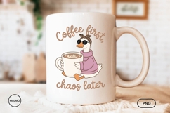 Coffee First Funny Goose PNG Product Image 4