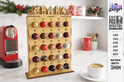 Coffee Advent Calendar Laser Cut | Coffee Pod Advent Calenda Product Image 1