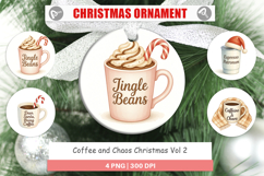 Ornament Coffee and Chaos Quotes Product Image 1