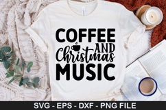 Christmas Coffee SVG Design - Christmas T-Shirt Design Product Image 2