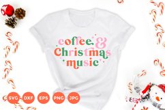 Coffee & Christmas Music | Christmas Svg Product Image 1