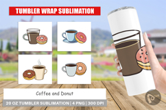 Tumbler Coffee Donut Product Image 1