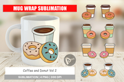 Mug Wrap Coffee Donut Product Image 1