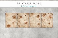 old paper background with stains coffee, scrapbook paper Product Image 2
