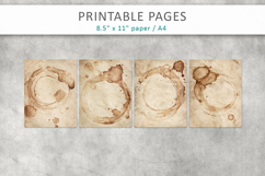 old paper background with stains coffee Product Image 2