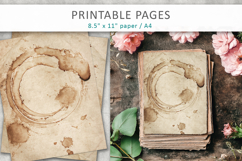 old paper background with stains coffee Product Image 3