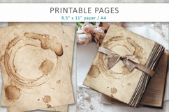 old paper background with stains coffee Product Image 4