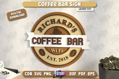 Coffee Bar Wall Sign Laser Cut | Coffee House | Coffee Shop Product Image 1
