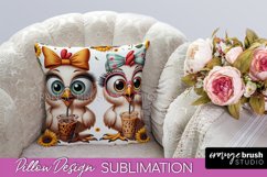 Funny Chicken Pillow Cover, Pillow Case Sublimation Design Product Image 1