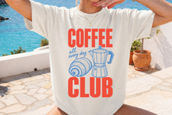 Coffee Club PNG, Coffee Lover Design Product Image 2