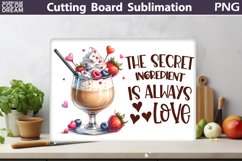 Coffee Cutting Board | Glasses Kitchen Cutting Board Product Image 1