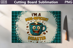 Funny Cutting Board | Coffee Quote Cutting Board Product Image 1