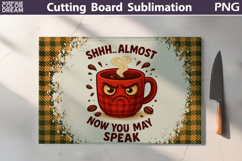 Funny Cutting Board | Coffee Quote Cutting Board Product Image 15