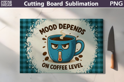 Funny Cutting Board | Coffee Quote Cutting Board Product Image 1