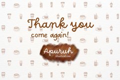 Coffee Watercolor Set Clipart Product Image 3