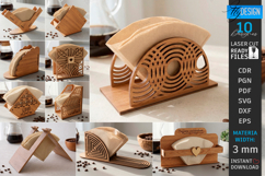 Coffee Filter Holders Laser Cut Bundle | Kitchen Decor | CNC Product Image 1