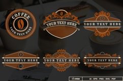 Coffee Frame Badge Vintage Retro Logo Product Image 1