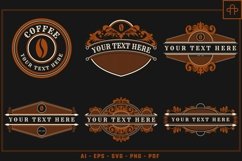 Coffee Frame Badge Vintage Retro Logo Product Image 2