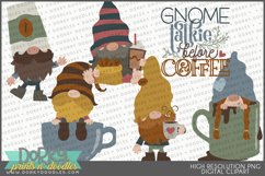 Coffee Gnome Designs for Sublimation and Stickers Product Image 1