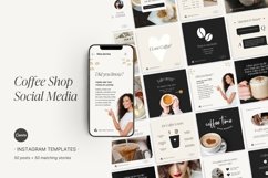 Coffee instagram templates | Coffee shop social media posts Product Image 1