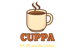  Coffee is Life Caffeine logo slogan Illustration PNG Mascot