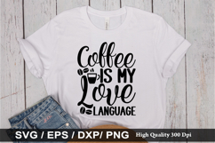 Funny Coffee SVG Design - Coffee is my valentine Product Image 2