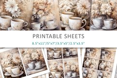 Coffee Junk Journal, ATC Card Product Image 1