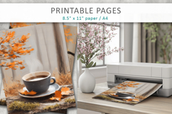 coffee junk journals, autumn pages Product Image 5