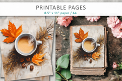 autumn coffee, junk journals Product Image 1
